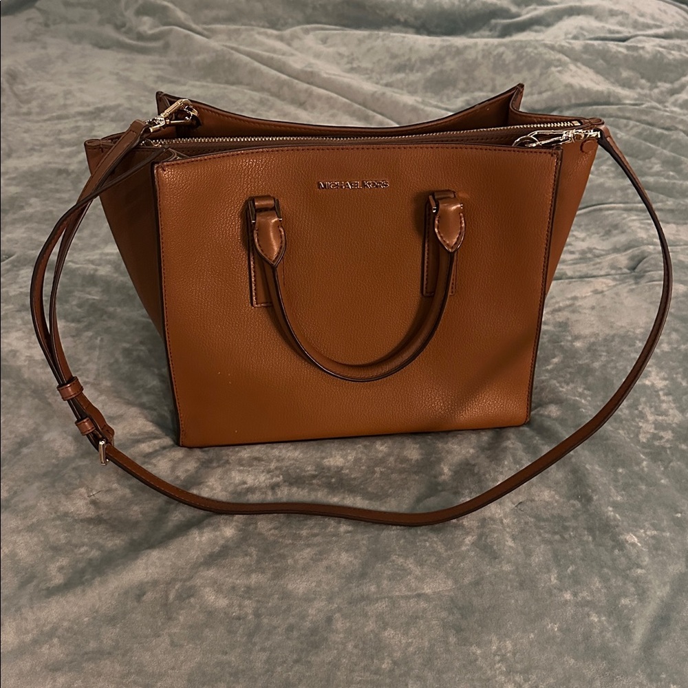 Michael Kors Satchel with Gold Accents